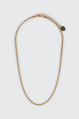 Stainless Steel Twist Chain Necklace