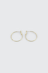 14K Gold Plated Hoop Earrings