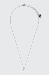 14K White Gold Plated Tulip Necklace