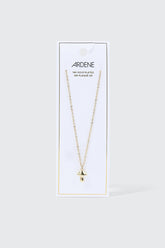 14K Gold Plated Mushroom Necklace