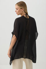 Crochet Trim Swim Cover Up
