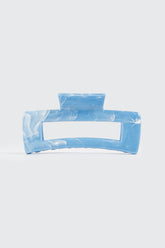 Marble Rectangle Hair Claw