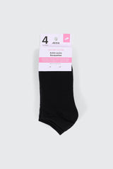 4-Pack Cotton Blend Ankle Socks