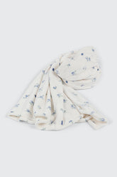 Blueberry Floral Throw Blanket