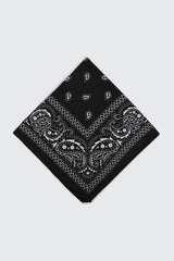 Black Paisley Bandana