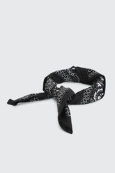 Black Paisley Bandana