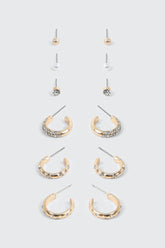6-Pack Mixed Earrings Set