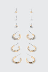 6-Pack Mixed Earrings Set