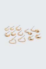6-Pack Hoop Earrings
