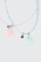 2-Pack Best Friend Dolphin Necklaces