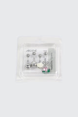 4-Pack Navel Piercings