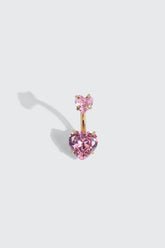 14K Gold Plated Navel Piercing