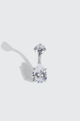 Cubic Zirconia Navel Piercing