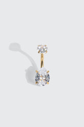 14K Gold Plated Navel Piercing