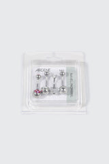 4-Pack Gemstone Navel Piercings
