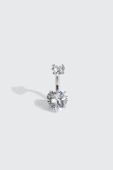Heart Dangle Navel Piercing