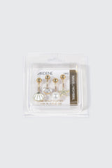 4-Pack 14k Gold Plated Ocean Navel Piercings