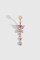 14K Gold Plated Navel Piercing