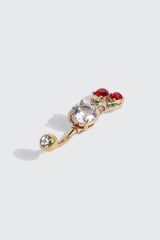 14K Gold Plated Cherry Navel Piercing