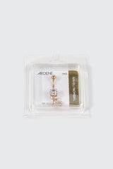 14K Gold Plated Cherry Navel Piercing