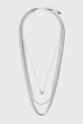 3-Row Chain Necklace