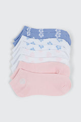 Floral Print Ankle Socks