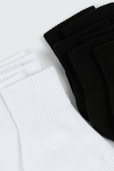 6 pack Knit Demi-Crew Socks