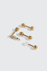 4-Pack Cartilage Piercings