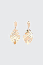 Palm Leaf Dangle Earrings