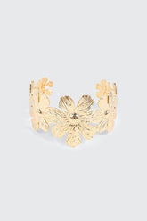 Floral Cuff Bracelet