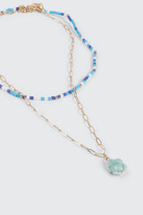 Layered Beaded Necklace