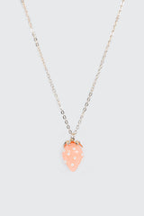 Strawberry Pendant Necklace
