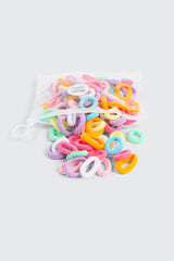 100 Pack Knit Hair Ties