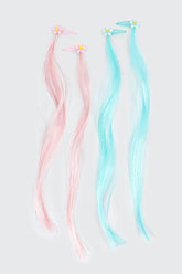 4-Pack Fake Hair Extensions