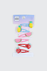 6-Pack of Fruit Hair Clips