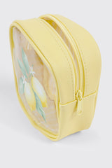 Lemon Print Cosmetic Bag