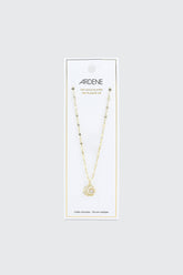 14K Gold Plated Moon & Star Necklace