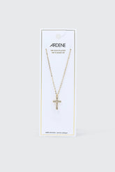14K Gold Plated Cross Necklace