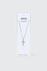 14K Gold Plated Cross Necklace