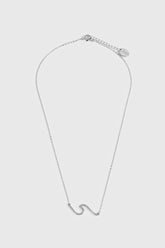 16 Inch Stainless Steel Wave Necklace