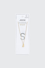 14K Gold Plated Initial S Necklace