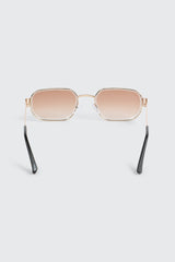 Metal Rectangular Sunglasses