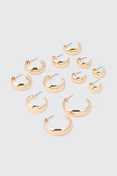 6-Pack Hoop Earrings
