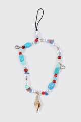 Shell Phone Charm Wristlet
