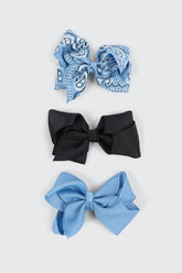 3-Pack Bow Hair Clips