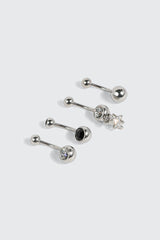 4-Pack Star Navel Piercings