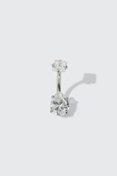 Cubic Zirconia Navel Piercing