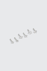 6-Pack Nose Studs