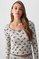 Pointelle Stitch PJ Set