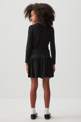 Shirred Waist Mini Skirt